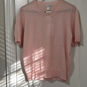 TSE Soft Pale Pink Short Sleeve Knit Tee